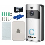 Higestone WiFi Smart Video Doorbell IP Camera Ring Door bell Two Way Audio Wireless APP Control iOS Android Battery Powered