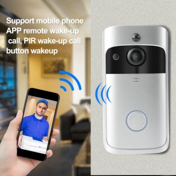 720P Home Security Smart WiFi Video Intercom Doorbell Wireless IR Night Vision Camera Doorbell