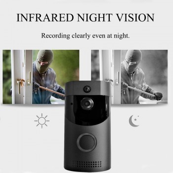 Waterproof Battery Wireless Video Door Phone Doorbell  with Speaker phone Intercom System 720P Night Vision PIR Camera Doorphone
