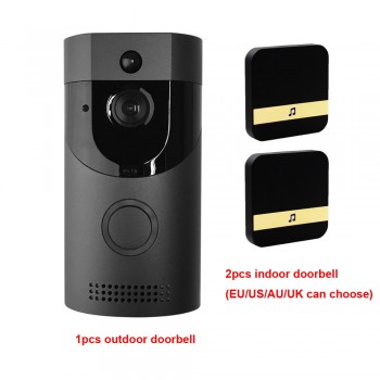 Waterproof Battery Wireless Video Door Phone Doorbell  with Speaker phone Intercom System 720P Night Vision PIR Camera Doorphone