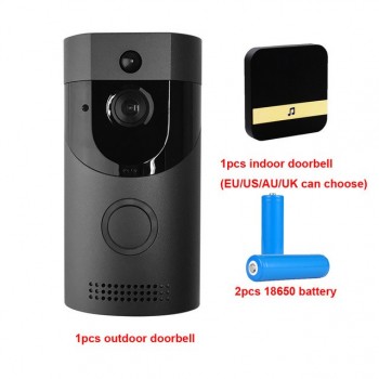 Waterproof Battery Wireless Video Door Phone Doorbell  with Speaker phone Intercom System 720P Night Vision PIR Camera Doorphone