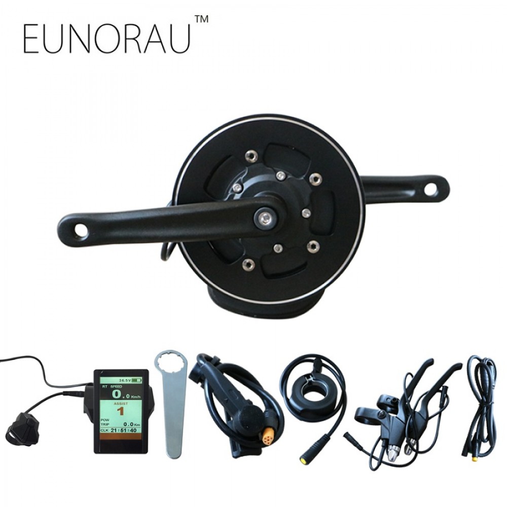 Tongsheng TSDZ2 DIY Conversion ebike Kit Mid Drive Motor Torque Sensor 36V 350W 48V500W 850C  Display  Electric Bike Motor