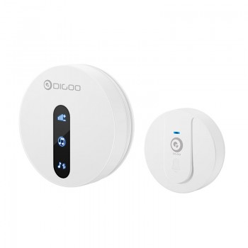 DIGOO DG-SD10 SD10 Transmitter Self-powered Waterproof Doorbell EU/US/UK Plug Sliding Button 58 Melodies DoorBell