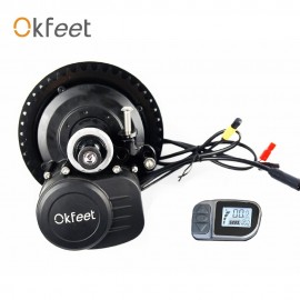 okfeet free custom tax TSDZ2 Midmotor  VLCD6 36/48V 250/350/500W  electric bicycle Kit Torque Sensor LCD display