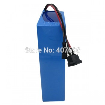 Rechargeable 500W 48V 15AH battery pack 750W 48 V 15AH ebike e scooter Lithium ion battery 20A BMS 2A Charger Free customs fee