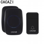 Self-Powered Wireless Doorbell Waterproof Smart No Battery 200M Remote LED Home Calling Bell 38 Rings 3 Volume EU Plug deurbel