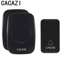 Self-Powered Wireless Doorbell Waterproof Smart No Battery 200M Remote LED Home Calling Bell 38 Rings 3 Volume EU Plug deurbel