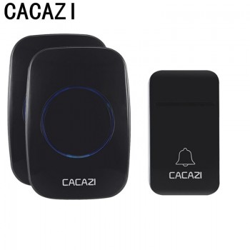Self-Powered Wireless Doorbell Waterproof Smart No Battery 200M Remote LED Home Calling Bell 38 Rings 3 Volume EU Plug deurbel
