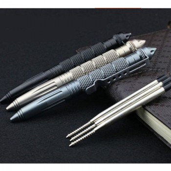 High Quality defence personal Tactical Pen Self Defense Pen Tool Multipurpose Aviation Aluminum Anti-skid Portable