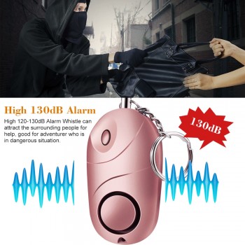 Personal Alarm Safe Sound Emergency Self-Defense Security Alarm Keychain LED Flashlight for Women Girls Kids Elderly Explorer