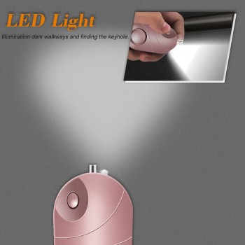 Personal Alarm Safe Sound Emergency Self-Defense Security Alarm Keychain LED Flashlight for Women Girls Kids Elderly Explorer