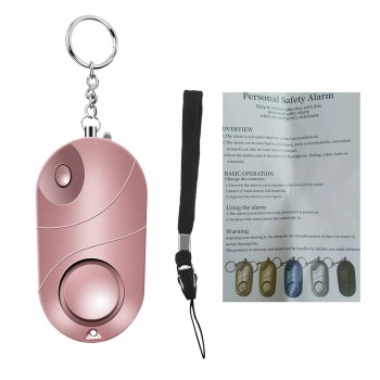 Personal Alarm Safe Sound Emergency Self-Defense Security Alarm Keychain LED Flashlight for Women Girls Kids Elderly Explorer