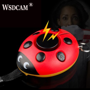 Self Defense Alarm 130dB Beetle Girl Women Security Protect Alert Personal Safety Alarms Scream Loud Keychain Emergency Alarm