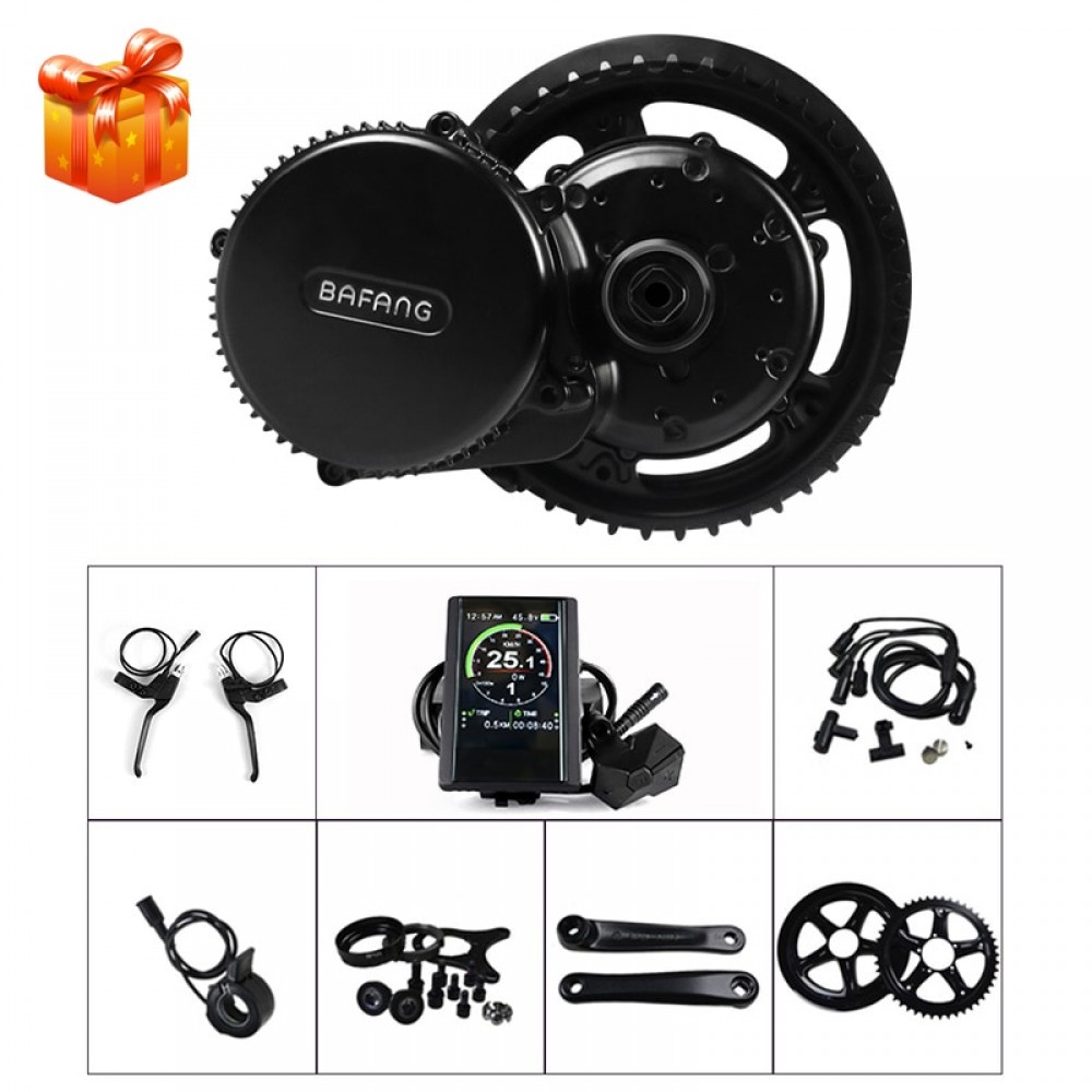 Bafang BBS02B 48V 750W Mid Drive Motor Electric Bicycle Conversion Kits E-Bike 44T 46T 48T 52T 8FUN Motor Kits With Display Part