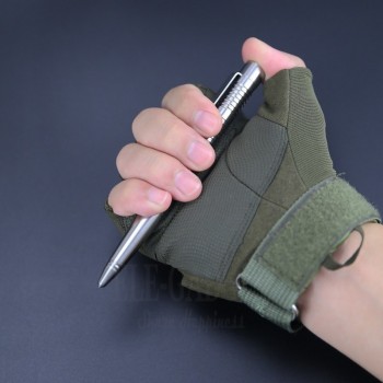 New Titanium Tactical Pen Self Defense Supplies With Tungsten Steel Head Compass Emergency Glass Breaker For Outdoor Camp EDC