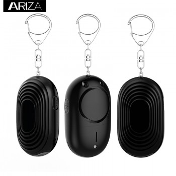 2018 new designed mini LED light personal alarm keychian for women girls kids elderly personal security keychain alarm