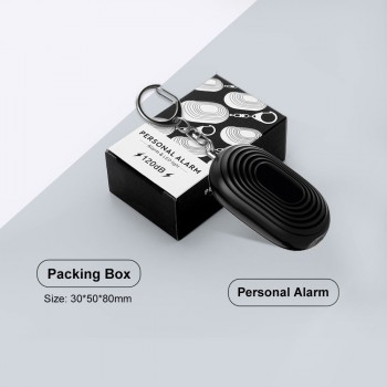 2018 new designed mini LED light personal alarm keychian for women girls kids elderly personal security keychain alarm