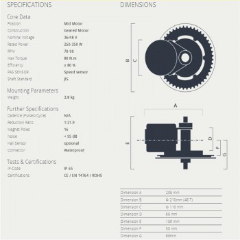 2018 new 36V350W Bafang 8FUN e bike mid drive motor kit BBS01B crank Motor eletric bicycles trike ebike kits MM G340.350