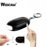 2018 New Designed Mini LED Light Personal Alarm Keychian for Women Girls Kids Elderly Personal Security Keychain Alarm