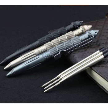 Practical Tactical Pens EDC Aluminum Glass Breaker Self Defense Tactical Survival Pen Multi-function Camping Tool for Writing