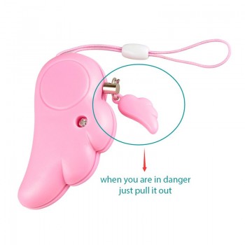 FUERS Self Defense Alarm 90dB Girl Women Security Protect Alert Personal Safety Scream Loud Keychain Emergency Alarm