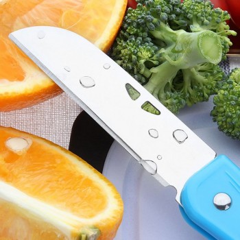 Pocket Pare Peel Ceramic Kitchen Fruit Fold Knife Cutlery Cutter Peeler Picnic Lunch bag box Vegetable Cut Slice keychain camp