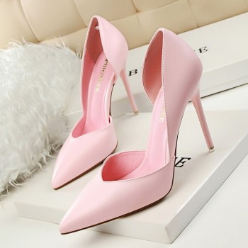 BIGTREE New Women Pumps Fashion High Heels Shoes Women Black Pink Yellow Shoes Women Bridal Wedding Shoes Women Shoes Size 35-40