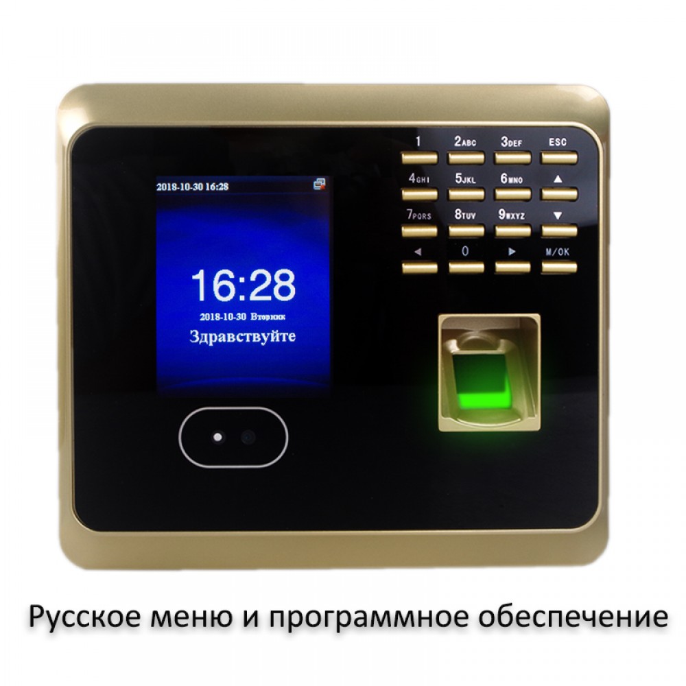 High Quality Face Attendance Biometric Face FP Access Controller 100,000 Logs Capacity Biometric Face Reader thumb  attendance