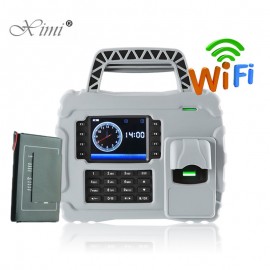 ZK S922 IP65 Waterproof WIFI TCP/IP Fingerprint Time Attendance Biometric Time Recording With Built-in 7600 mAh Backup Battery