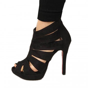 CPI Women Pumps 2018 Sping Summer Peep Toe High Heels Hollow rome Thin Heel sexy party Shoes Woman YJ-69
