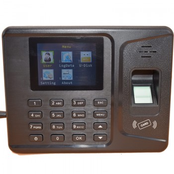 2.8 Inches TFT Display 1000 Users TCP IP USB Rfid Fingerprint Time Attendance 125Khz ID Employee Attendance
