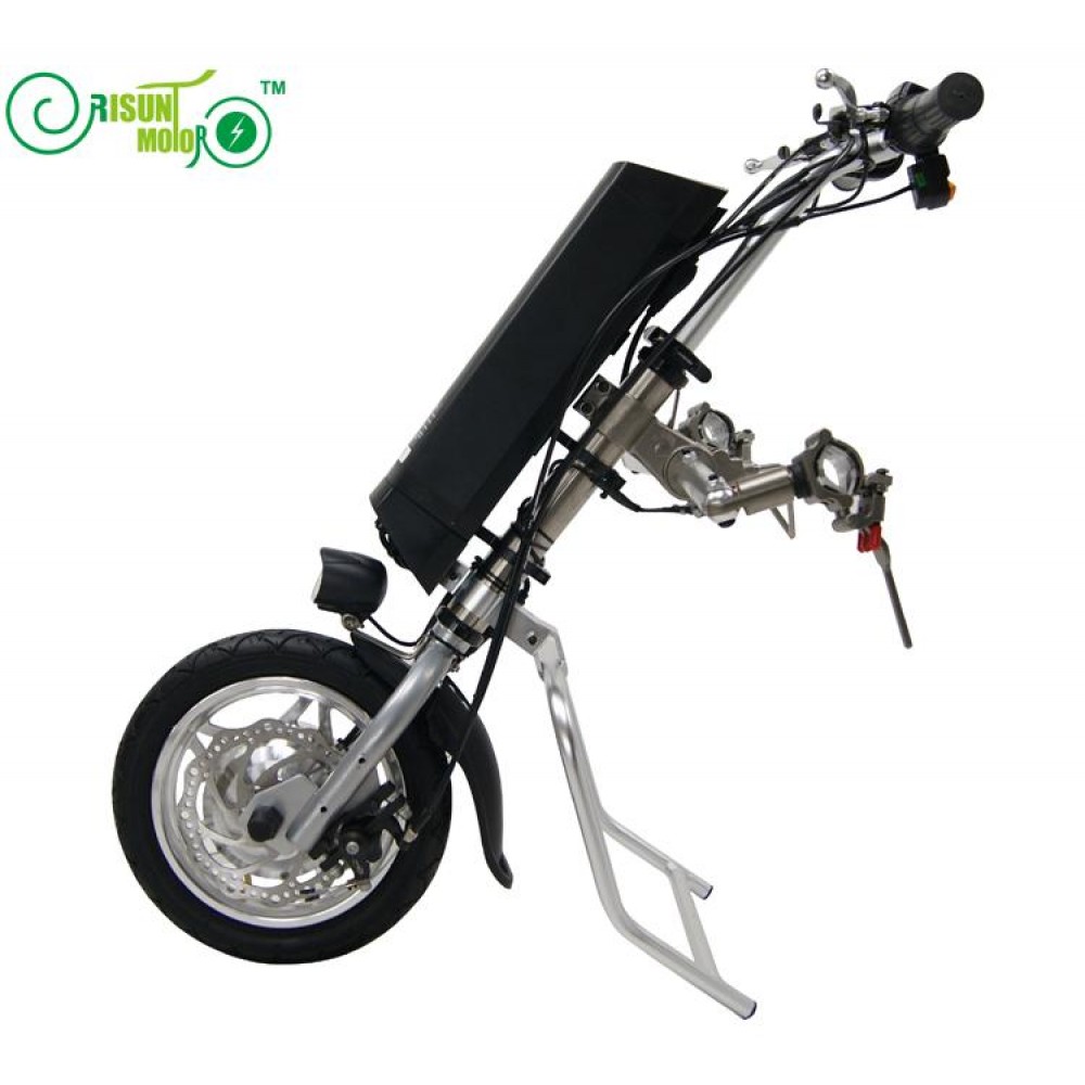 EU DUTY FREE 36V 250W  Electric Handcycle Folding Wheelchair Attachment Handbike DIY Conversion Kits 36V 9AH Li-ion Battery