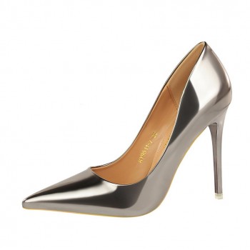 Patent Leather Thin Heels Office Women Shoes New Arrival Pumps Fashion High Heels Shoes Womens Pointed Toe Sexy Shoes Shallow