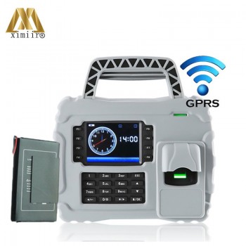Standalone Waterproof S922 TCP/IP Built-in Battery 126KHz RFID Card Fingerprint Time Attendance With GPRS Function