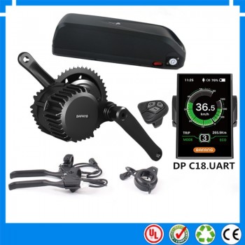 EU US No taxes Bafang BBSHD mid drive 48V 1000W electric bike motor kits  with hailong 52V 17.5Ah Li-ion down tube ebike battery