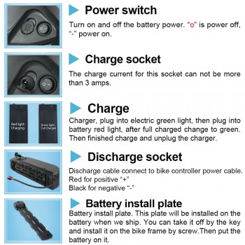 2019 Newest 52V 17.5Ah Hailong Battery 52V Ebike Shark Battery with Samsung Cell+ 40A BMS for 1000W 1200W Motors