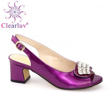 Italian Shoes and Bags To Match Shoes with Bag Decorated with Rhinestone Shoes and Bag Set African Sets 2019 Party Shoe and Bag