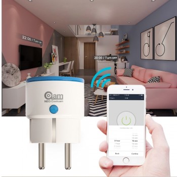NEO COOLCAM Z-wave Plus MINI Smart Power Plug Home Automation Zwave Socket,Z Wave Range Extender Works with Wink,SmartThings