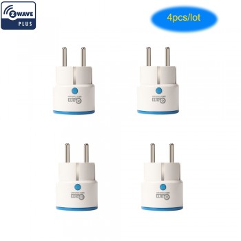 NEO Coolcam 4pcs/lot Z-Wave Smart Outlet Zwave Plug Home Automation Mini Z Wave Socket Wireless Control by Smartphone