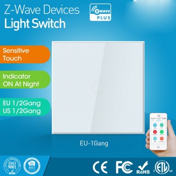 NEO Coolcam Smart Home Z-Wave Plus 1CH EU Light Switch Compatible with Z-wave 300 series and 500 series Home Automation