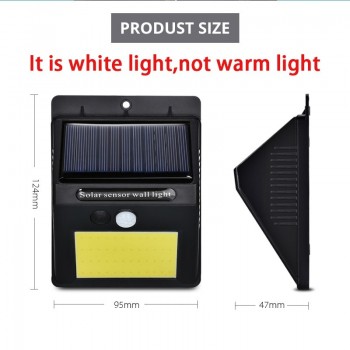 20 LED Solar Power PIR Motion Sensor Wall Light IP65 Waterproof Garden Lamp Light Light Outdoor Pathway Sense Rechargeable 3
