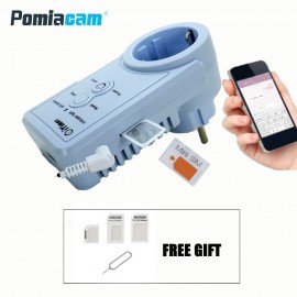 V106 10A EU GSM Power Socket Remote Control Switch  Smart Sockets Outlet SMS  Home Automation Russian English