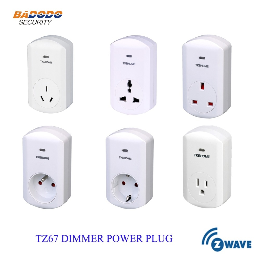 Clearance price Z-Wave light dimmer Power plug socket TKBHOME TZ67A 921.42MHZ TZ67U 908.42MHZ TZ67C TZ67E TZ67F TZ67G EU868.42
