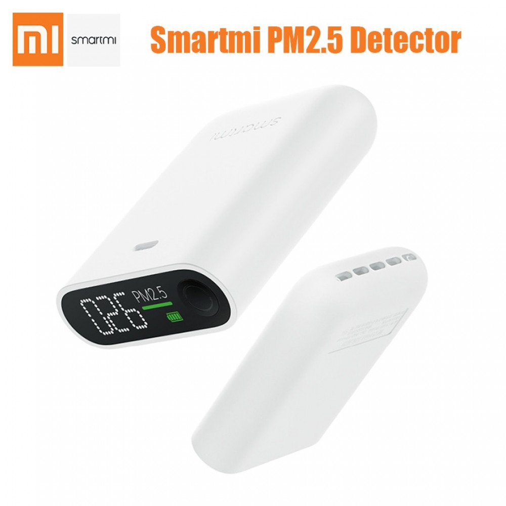 Xiaomi Smartmi PM2.5 Air Detector portable mini sensitive Air quality monitor for home office mi LED screen zhimi PM 2.5 sensor