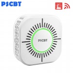 PSCBT Smoke Detector Wireless 433MHz Fire Security Alarm Protection Alarm Sensor for Home Factory Security Alarm System