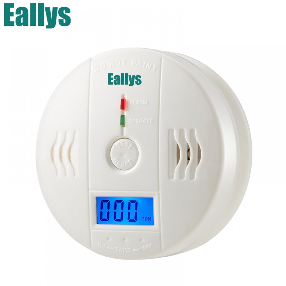 High Sensitive Home Security 85dB Warning LCD Photoelectric Independent CO Gas Sensor Carbon Monoxide Poisoning Alarm Detector