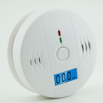 High Sensitive Home Security 85dB Warning LCD Photoelectric Independent CO Gas Sensor Carbon Monoxide Poisoning Alarm Detector