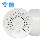 Smart Wireless WiFi Smoke Detector Alarm Sensor Battery Power Via iOS Android APP Notification No HUB Requirement