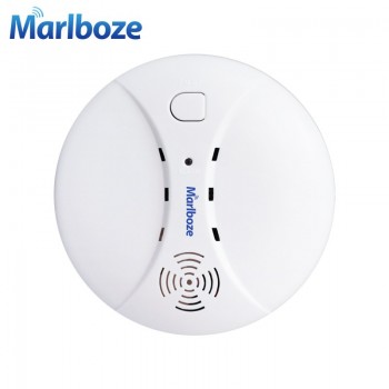 Marlboze Wireless 433mhz Smog Detector Photoelectric Smoke Fire Sensor for Wireless Home Security WIFI GSM Alarm System