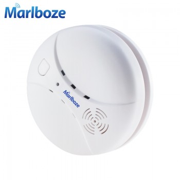 Marlboze Wireless 433mhz Smog Detector Photoelectric Smoke Fire Sensor for Wireless Home Security WIFI GSM Alarm System